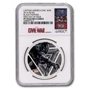 2016 Fiji "Cap. America: Civil War" Black Panther PF-70 NGC UCAM 2016 Fiji "Cap. America: Civil War" Black Panther PF-70 NGC UCAM